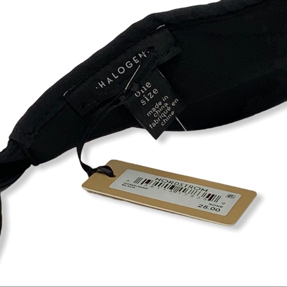 Halogen Black Sporty Bow Visor Nordstrom Hat NWT - Picture 7 of 8